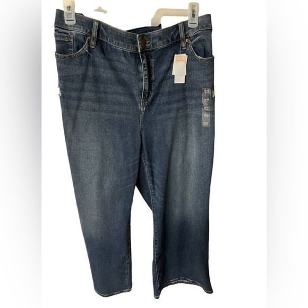 Lane Bryant size‎ 26/28 petite Fit Genius bootleg high rise jeans